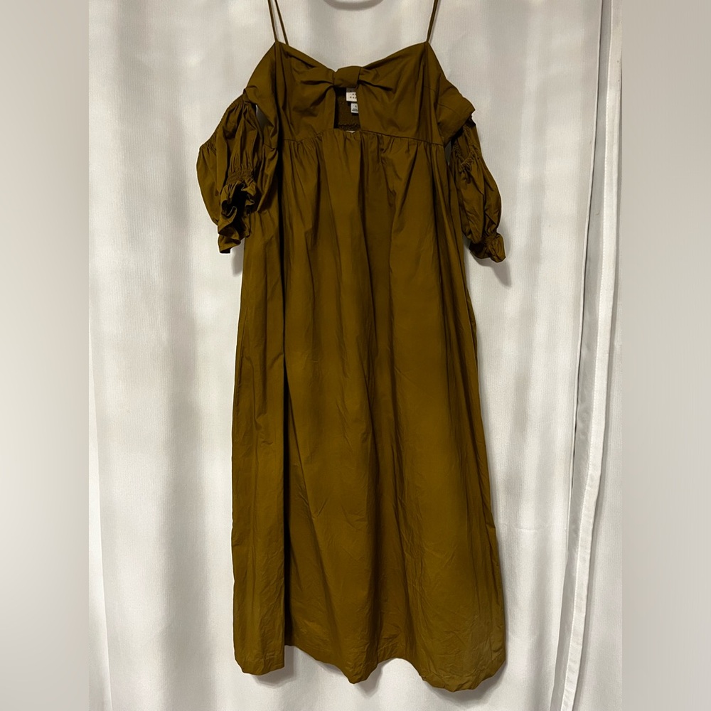 Olive Green Midi Dress